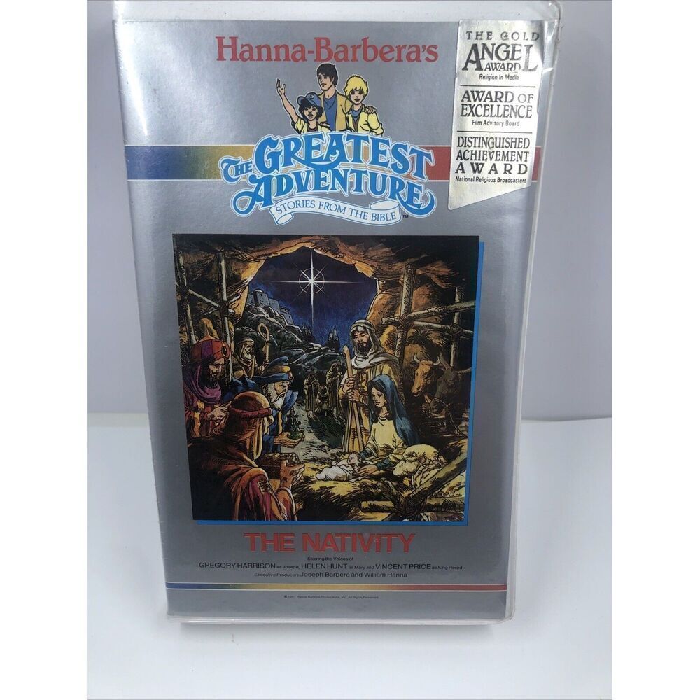 *The Nativity VHSThe Greatest Adventure Stories From The Bible Hanna-Barbera1987